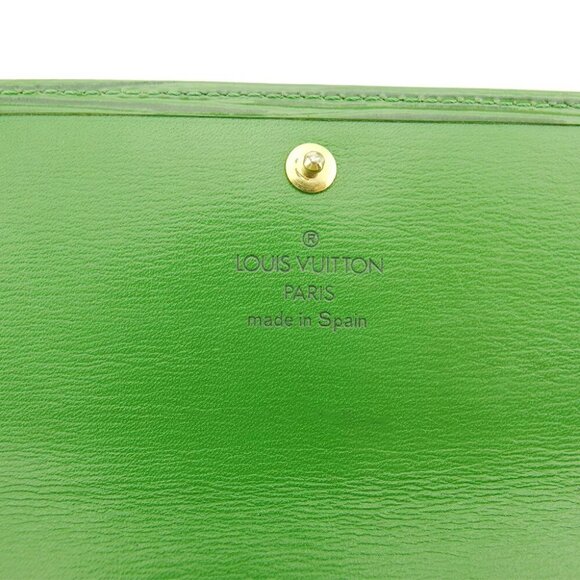 LOUIS VUITTON Long Wallet Epi Borneo Epi Leather Authentic Used - Picture 8 of 9